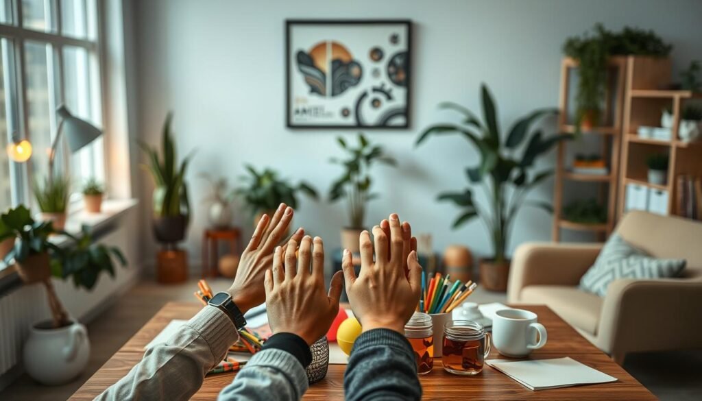 support system for work anxiety