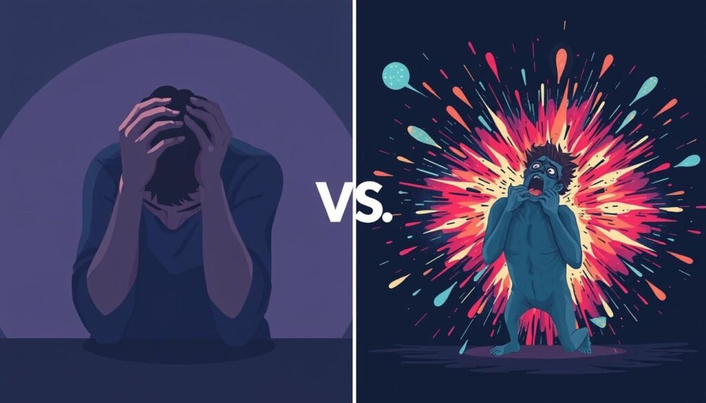 anxiety vs panic attack differences