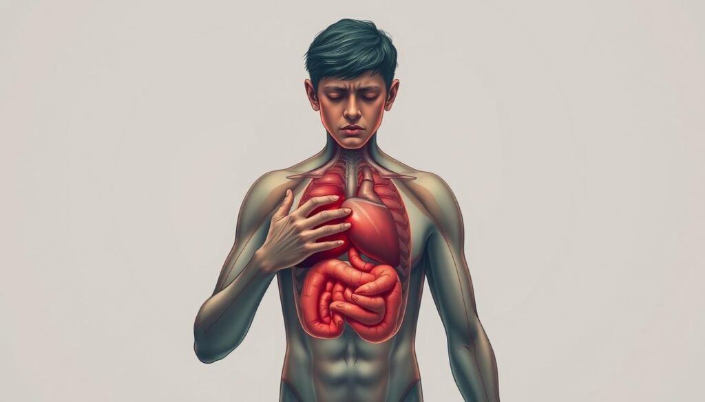 Anxiety symptoms in the body