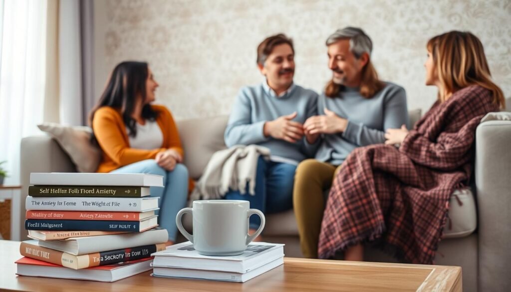 Support networks for anxiety relief