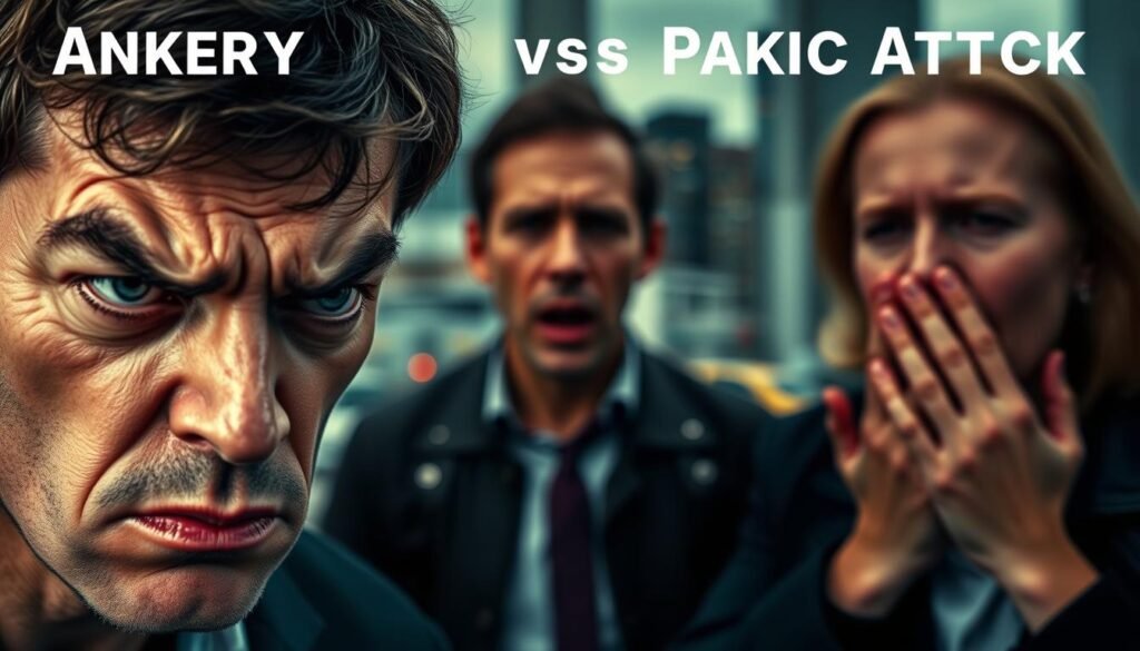 anxiety attack vs panic attack symptoms