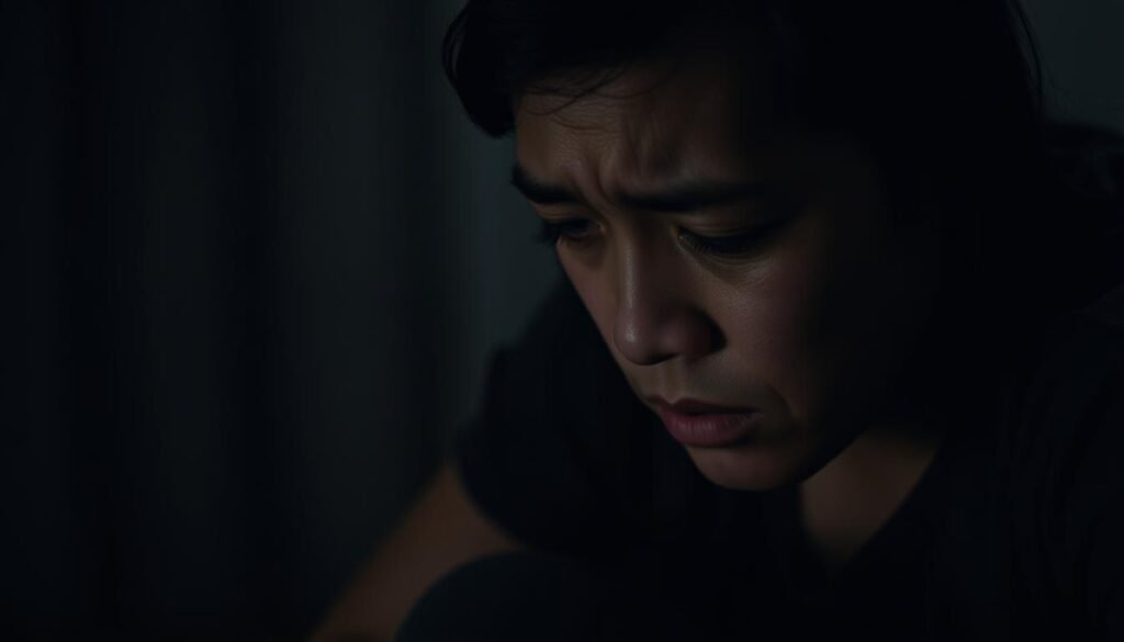 anxiety crying