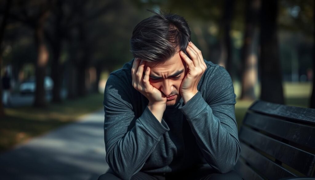 anxiety symptoms male