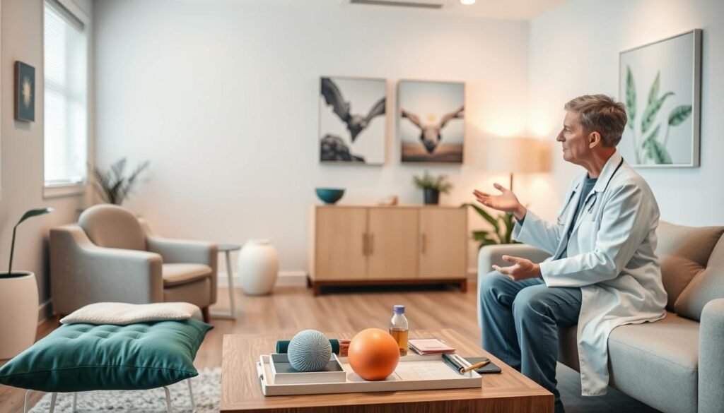describe the treatment options for someone with an anxiety disorder.