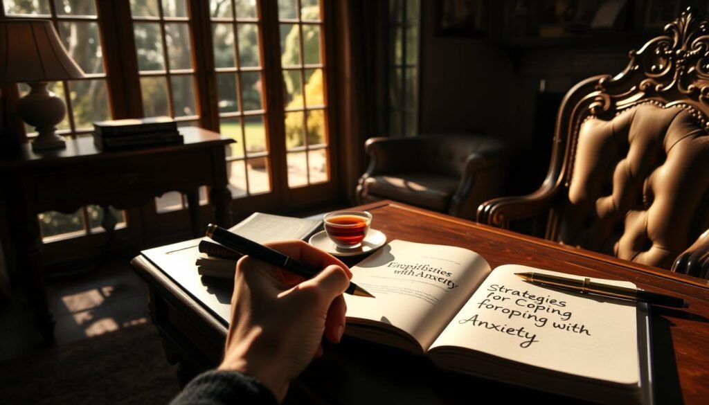 feeling great anxiety or nervousness