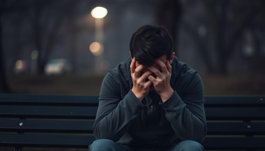 male anxiety signs