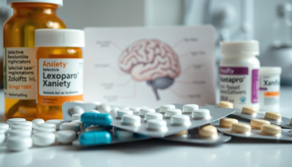medications for anxiety: SSRIs and benzodiazepines