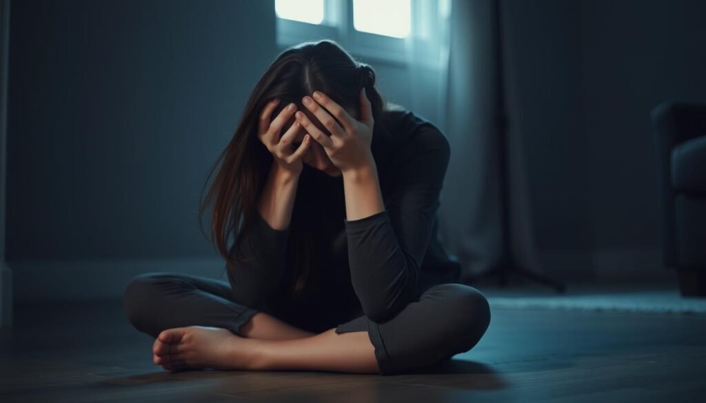 symptoms of stress and anxiety in woman